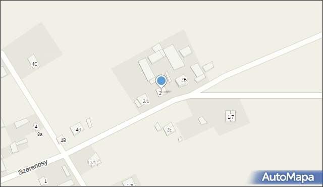 Szerenosy, Szerenosy, 2a, mapa Szerenosy