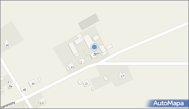 Szerenosy, Szerenosy, 2B, mapa Szerenosy