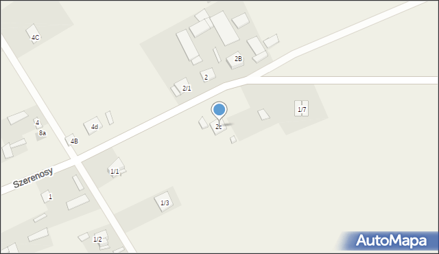 Szerenosy, Szerenosy, 2c, mapa Szerenosy