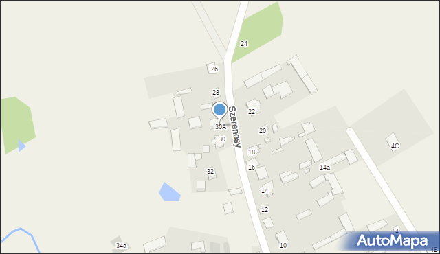 Szerenosy, Szerenosy, 30A, mapa Szerenosy