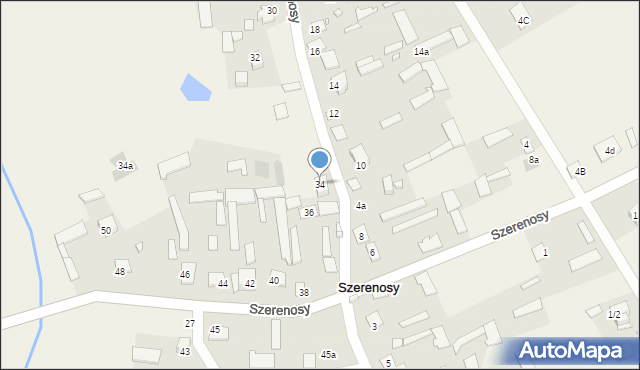 Szerenosy, Szerenosy, 34, mapa Szerenosy