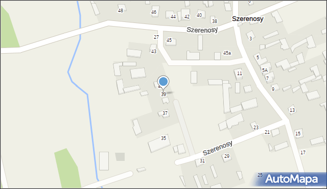 Szerenosy, Szerenosy, 39, mapa Szerenosy