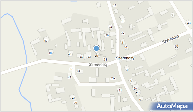 Szerenosy, Szerenosy, 40, mapa Szerenosy