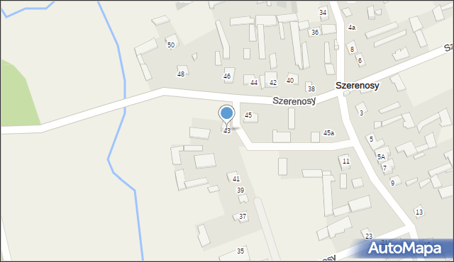 Szerenosy, Szerenosy, 43, mapa Szerenosy