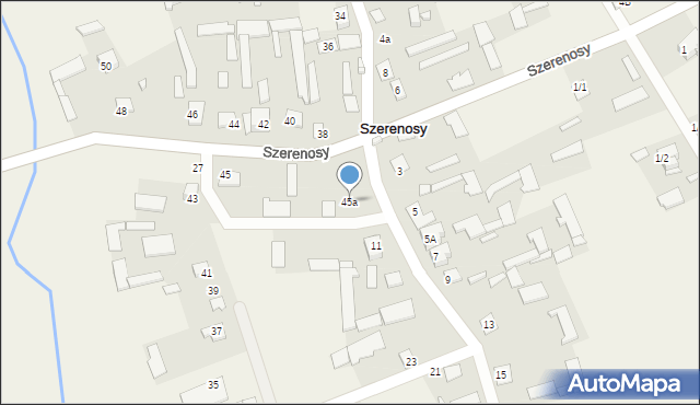 Szerenosy, Szerenosy, 45a, mapa Szerenosy