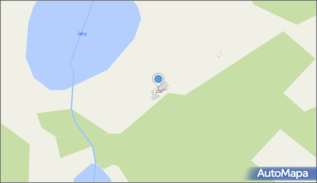 Szeroki Bór, Szeroki Bór, 10b, mapa Szeroki Bór