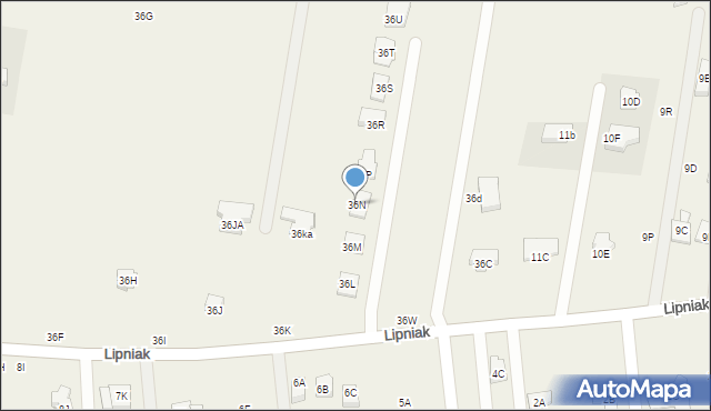 Szerokie, Szerokie, 36N, mapa Szerokie