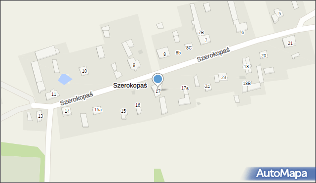 Szerokopaś, Szerokopaś, 17, mapa Szerokopaś