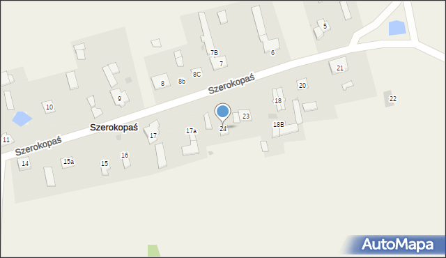 Szerokopaś, Szerokopaś, 24, mapa Szerokopaś