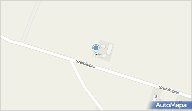 Szerokopas, Szerokopas, 17, mapa Szerokopas