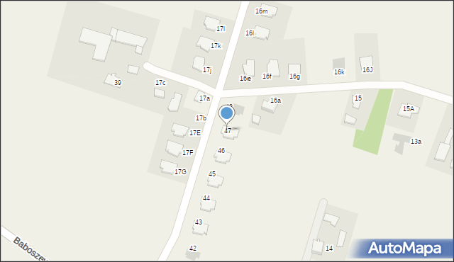 Szeromin, Szeromin, 47, mapa Szeromin