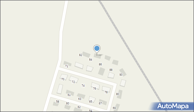 Szeromin, Szeromin, 84, mapa Szeromin