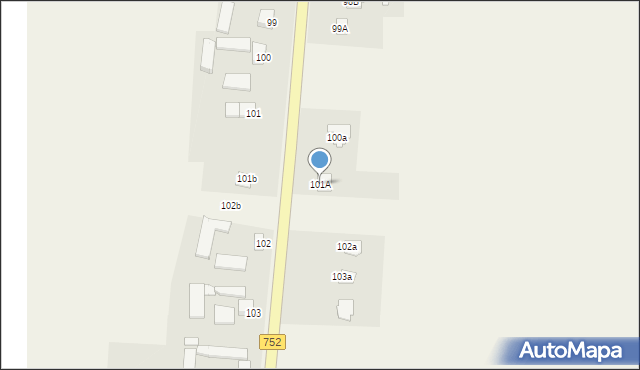 Szerzawy, Szerzawy, 101A, mapa Szerzawy
