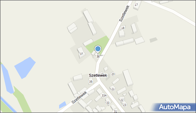 Szetlewek, Szetlewek, 36, mapa Szetlewek