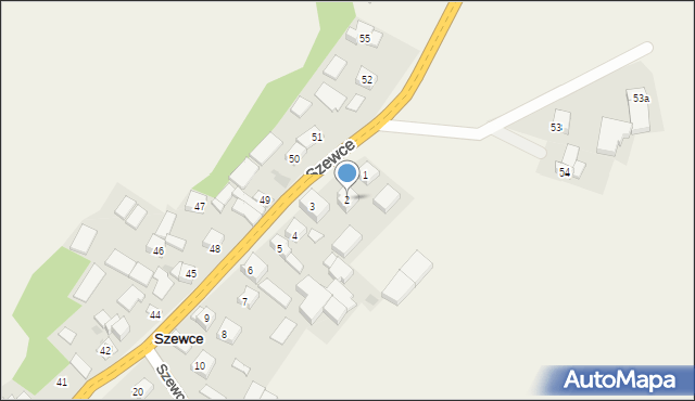 Szewce, Szewce, 2, mapa Szewce