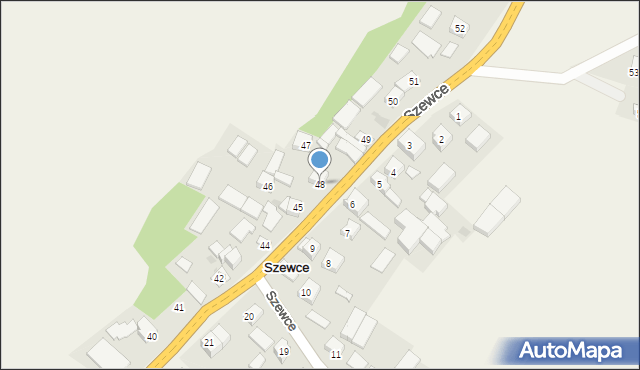 Szewce, Szewce, 48, mapa Szewce