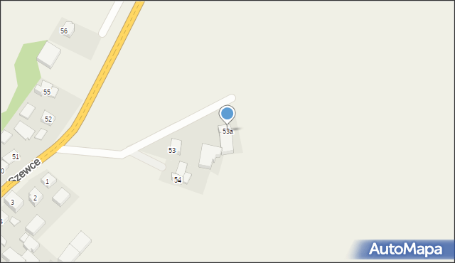 Szewce, Szewce, 53a, mapa Szewce