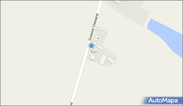 Szewce Owsiane, Szewce Owsiane, 7, mapa Szewce Owsiane