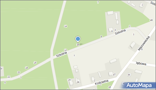 Szewnica, Szkolna, 10, mapa Szewnica