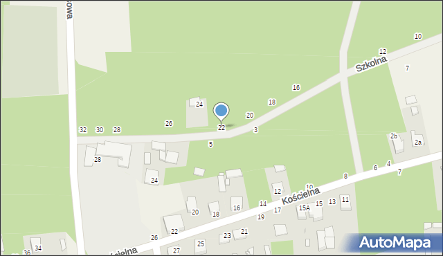 Szewnica, Szkolna, 22, mapa Szewnica