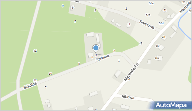 Szewnica, Szkolna, 4, mapa Szewnica