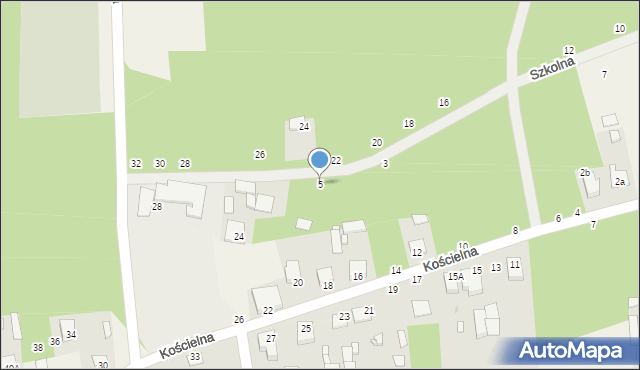 Szewnica, Szkolna, 5, mapa Szewnica