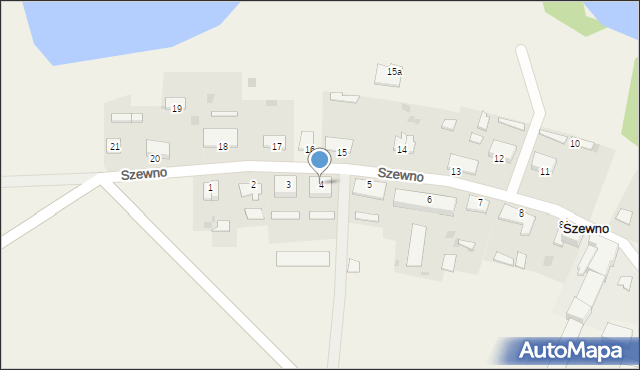 Szewno, Szewno, 4, mapa Szewno