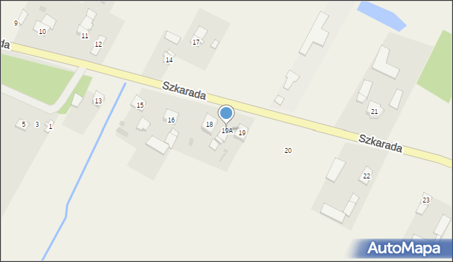 Szkarada, Szkarada, 19A, mapa Szkarada