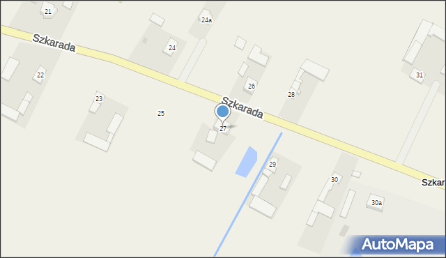 Szkarada, Szkarada, 27, mapa Szkarada