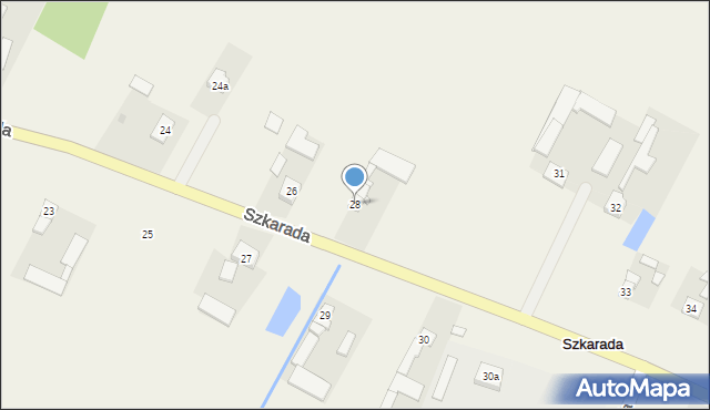 Szkarada, Szkarada, 28, mapa Szkarada