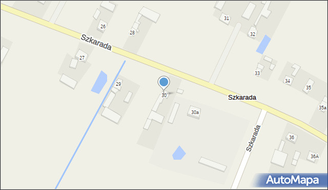 Szkarada, Szkarada, 30, mapa Szkarada