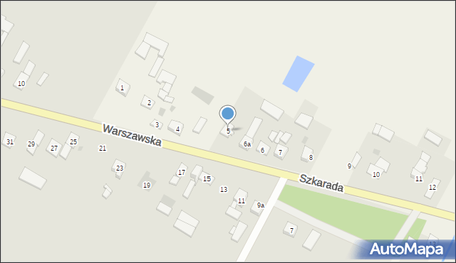 Szkarada, Szkarada, 5, mapa Szkarada