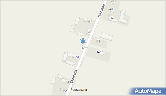 Szkarada, Szkarada, 53, mapa Szkarada