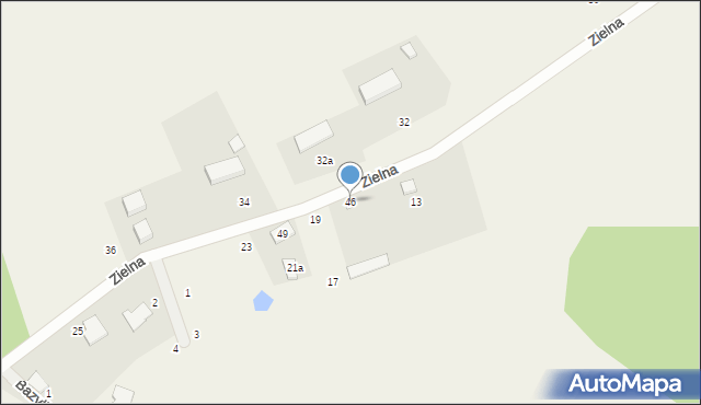 Szklana Góra, Szklana Góra, 46, mapa Szklana Góra