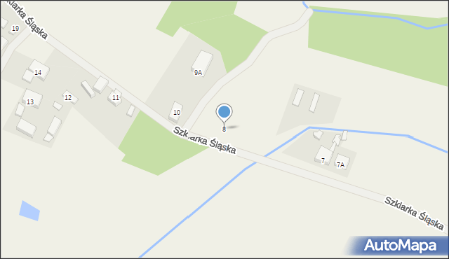 Szklarka Śląska, Szklarka Śląska, 8, mapa Szklarka Śląska