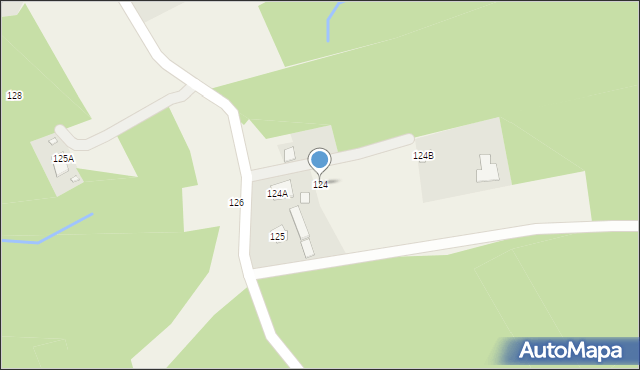 Szklary, Szklary, 124, mapa Szklary