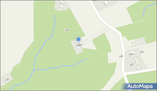 Szklary, Szklary, 125A, mapa Szklary