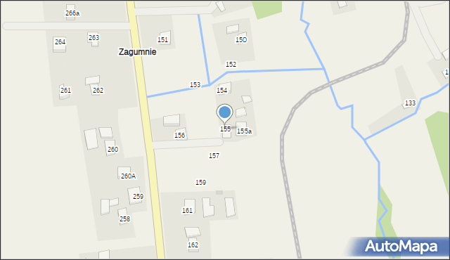 Szklary, Szklary, 155, mapa Szklary
