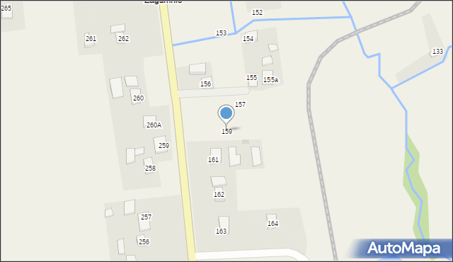 Szklary, Szklary, 159, mapa Szklary
