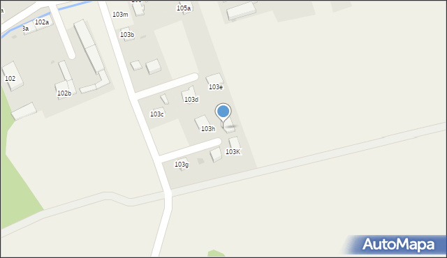 Szklary Dolne, Szklary Dolne, 103j, mapa Szklary Dolne