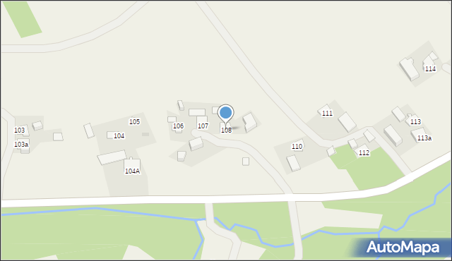 Szkodna, Szkodna, 108, mapa Szkodna
