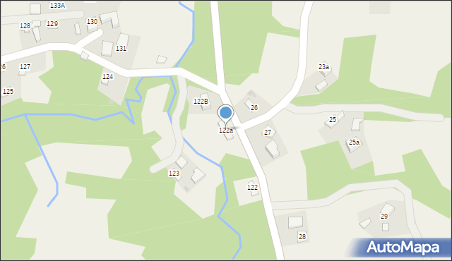 Szkodna, Szkodna, 122a, mapa Szkodna