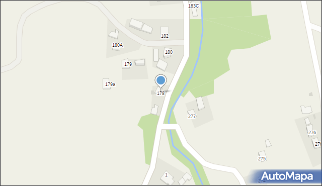 Szkodna, Szkodna, 178, mapa Szkodna