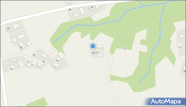 Szkodna, Szkodna, 74, mapa Szkodna