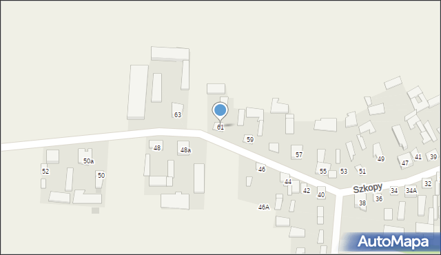 Szkopy, Szkopy, 61, mapa Szkopy