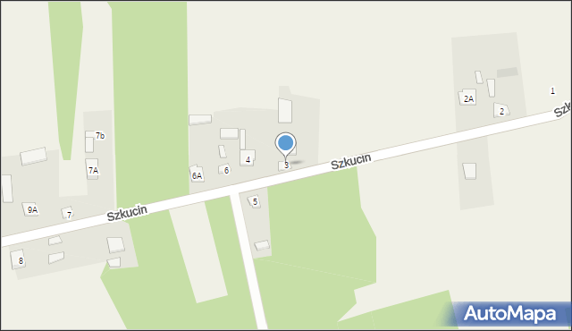 Szkucin, Szkucin, 3, mapa Szkucin
