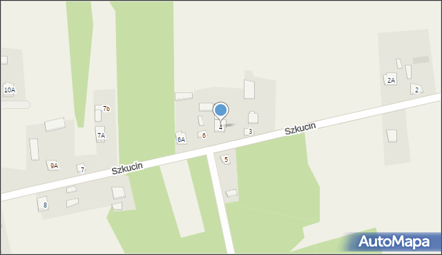 Szkucin, Szkucin, 4, mapa Szkucin