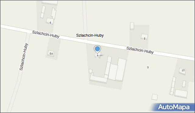 Szlachcin-Huby, Szlachcin-Huby, 7, mapa Szlachcin-Huby