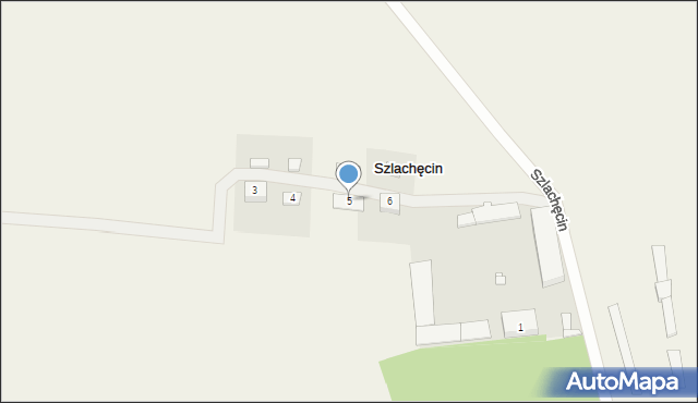 Szlachęcin, Szlachęcin, 5, mapa Szlachęcin