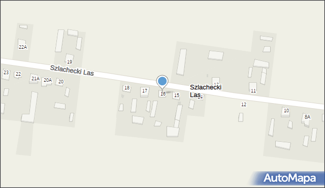 Szlachecki Las, Szlachecki Las, 16, mapa Szlachecki Las
